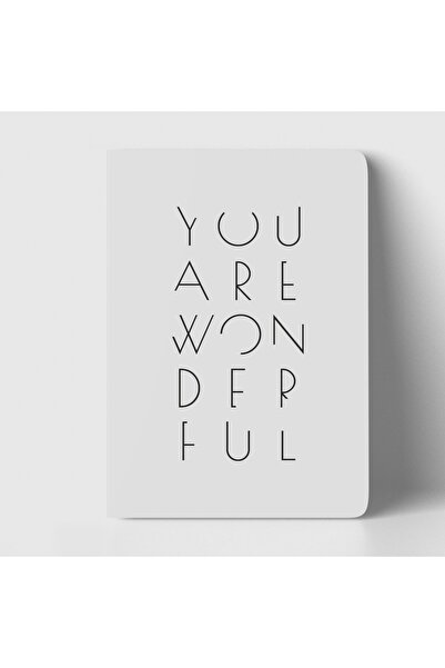 Joo Studio You Are Wonderful Defter (çizgili)