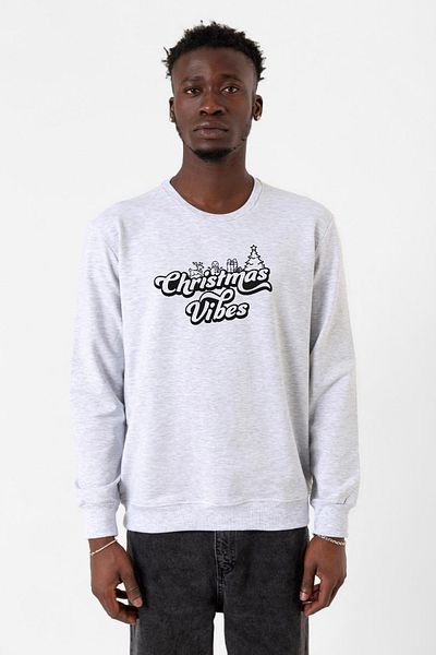 Tshirthane Ανδρικό φούτερ Christmas Vibes Karmelange 2ip