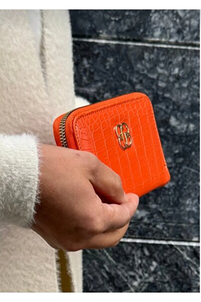 GP GUES POLO Women's Multi-Compartment Orange Wallet