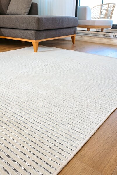 Aden Leona Şönil Dokuma Halı |Kaymaz Tabanlı Makinede Yıkanabilir Halı|Salon ...