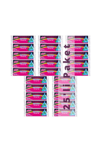 BIRX Jumbo Size 25 Garbage Bags - 80 X 110 cm Garbage Bags (10 Pieces) 250 Pieces