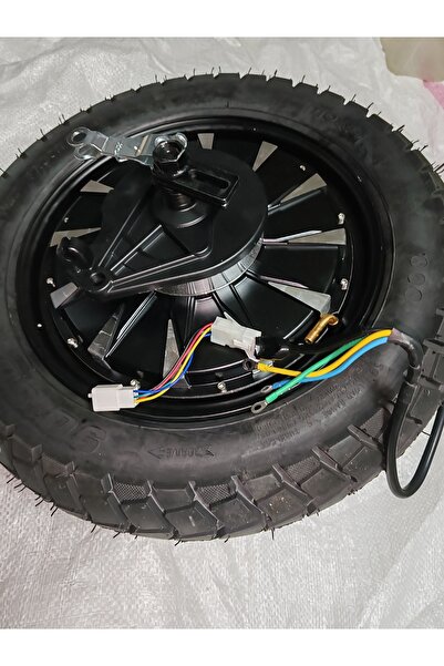 ElektrikliMotor 12 inç 2000W 60V 72 volt Ebike dinamo arka motor ve lastik seti