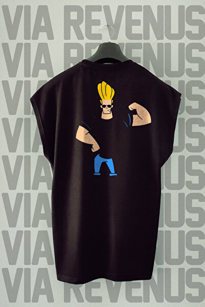 Vordevia Джонні Браво Спортивна футболка без рукавів з принтом спереду і ззад...