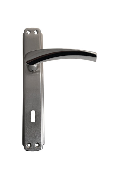 ÖZCANLAR KİLİT Serçe Bravo Krom Kapı Kolu Oda Aynalı Kapı Kolu(1 Takım)