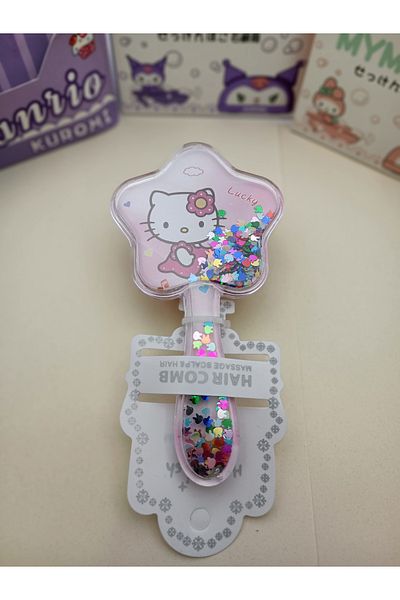 Meyra Accessories Sanrio Hello Kitty Mini Comb - Glitter Sequin, Luxury Gift Product