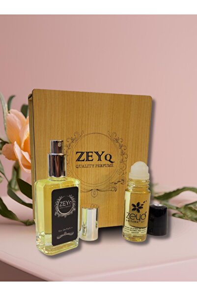 zeyd Miski Amber Alkol Bazlı 50 ml Parfüm ve Alkolsüz 35 ml Parfüm Esansı Kut...