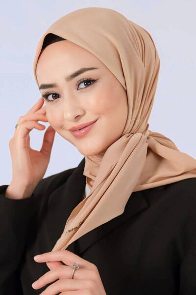 haremscarfs Χαρέμικα σκαρφάκια Ασιατικό κασκόλ χρώματος καπουτσίνο (κατάλληλο...