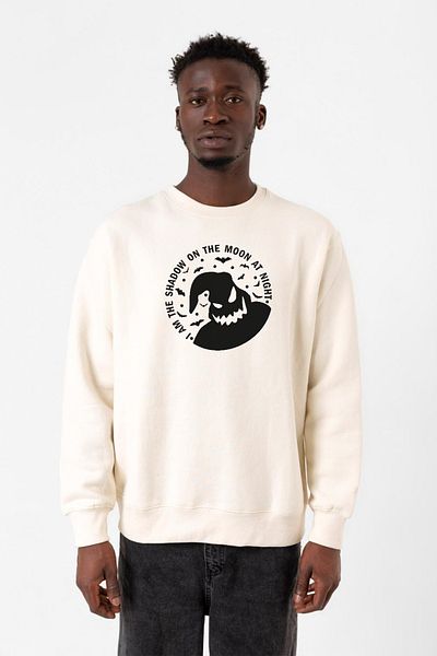 Tshirthane Ανδρικό φούτερ Oogie Boogie Ecru 2ip