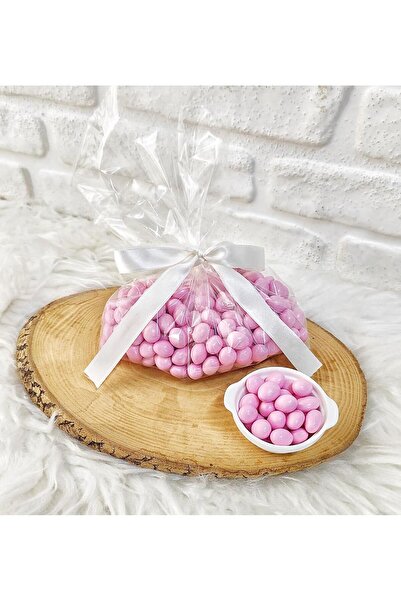 Genel Markalar Angel Gift Chocalate 1 Kg Pembe Cikolata Dolgulu Badem Şekeri Draje