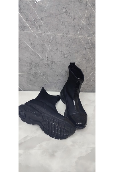 Berush Bride Kadın siyah Dalgıç kumaş su geçirmez bot