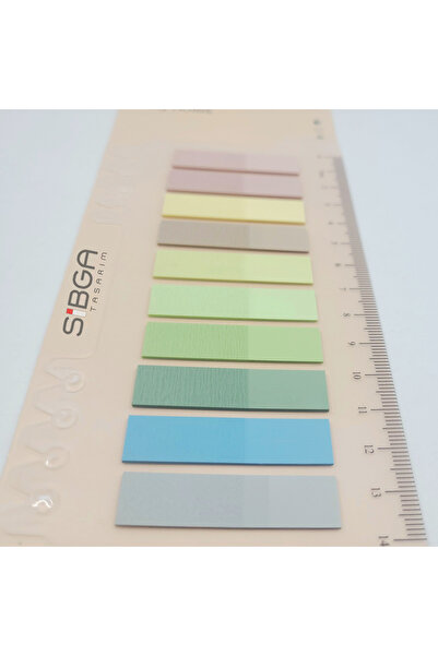 sibga tasarım Transparent Colored Postit Post-it Post ItBookmark Bookmark Postit Sticker Note Paper 200 Sheets