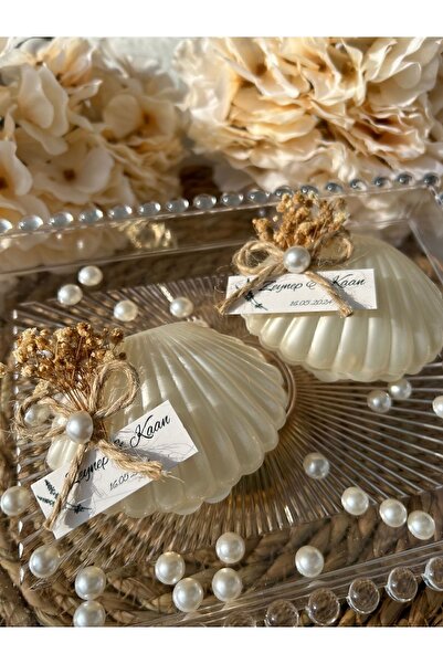 aralmini Kutulu Istiridye Mum Düğün, Nişan , Söz ,kına , Mevlüt , Doğum Günü ...