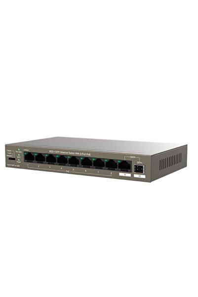 Tenda 8port 102w FULL PoE TEG1110PF-8-102W GIGABIT 1X SFP Yönetilemez Switch
