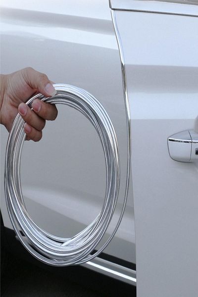 MasterCar Αυτοκόλλητη διακοσμητική λωρίδα κλείστρου 5m και προστατευτική πόρτα με νικέλιο