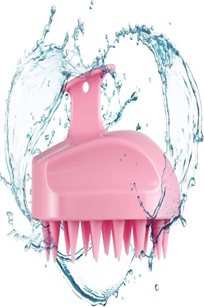 MasterCar Duş Tarağı Yumuşak Silikon Saç & Sakal Düzleştirme Ve Tarama Fırçası Saç Derisi Masaj Tarağı