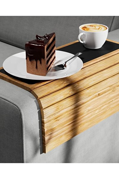 Favorite Bambu Koltuk Yan Tepsi Katlanabilir Kanepe Kolu Masa / Supla