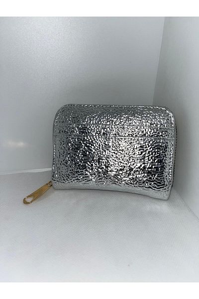 ZD JEWELRY Women's Bright Silver Color Coin and Multi-Purpose Wallet