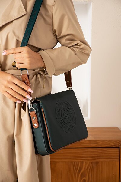 H&D COLLECTİON Багатосекційна сумка-поштарій для щоденного використання, з пе...