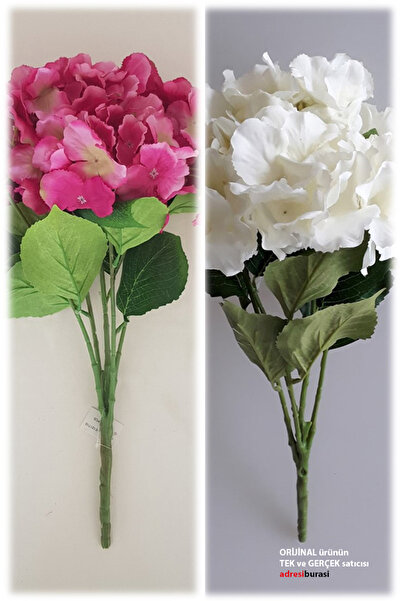 Artificial Flower 5 Branches Luxury Hydrangea Set of 2