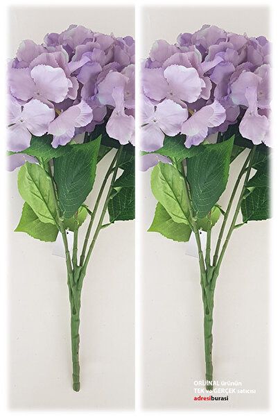 Artificial Flower 5 Branches Luxury Hydrangea Set of 2