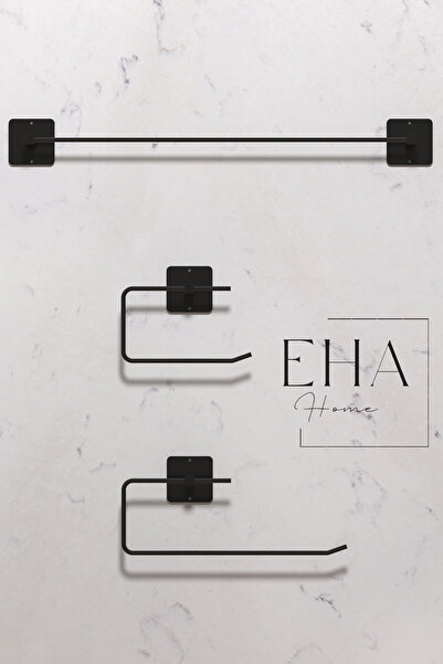 EHA HOME Siyah Yapışkanlı Uzun havluluk Rulo Kağıt Havluluk Wc Tuvalet Kağıtl...