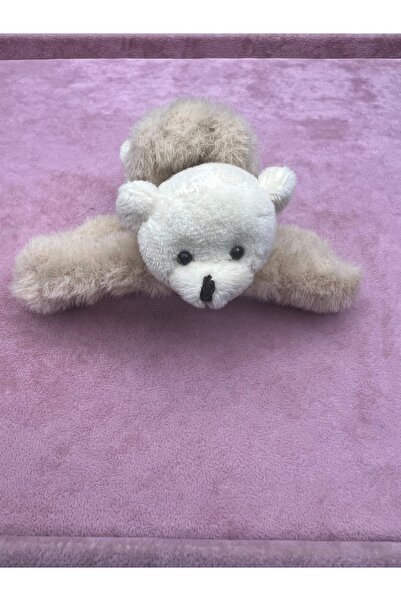 İKLİM BUTİK Peluş Çift Taraflı Ayıcıklı Mandal Toka
