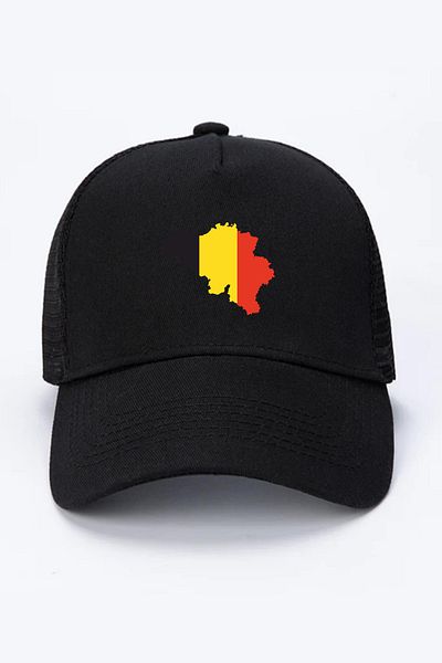 Tshirthane Pălărie neagră din plasă Euro 24 Belgium