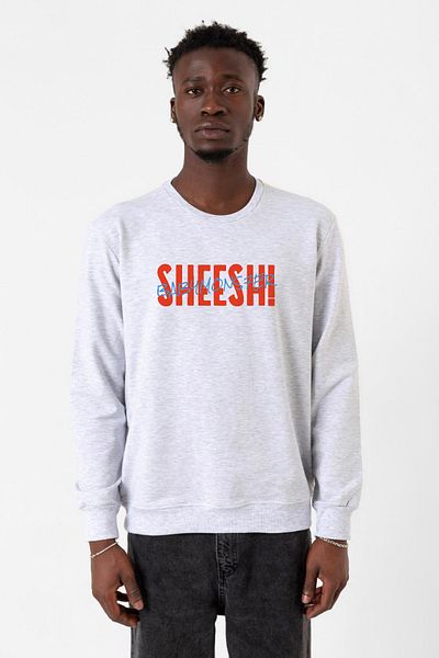 Tshirthane Ανδρικό φούτερ Babymonster Sheesh Karmelange με 2 κορδόνια