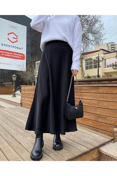 medipek Flexibler, ausgestellter Hijab-Rock aus Lycra-Spezialstoff