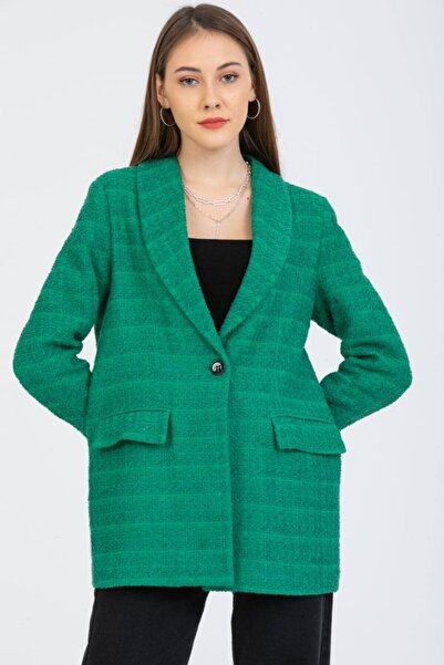 Reji سترة مستقيمة بزر واحد