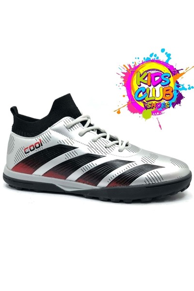 KCMN Cool neymar sock children's carpet hockey shoes gray
