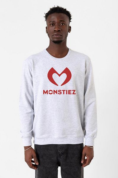 Tshirthane Ανδρικό φούτερ Babymonster Monstiez Karmelange 2 κορδονιών