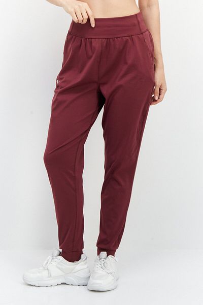 Puma Women Sportswear Fit Brand Logo Training Jogger Pants, Maroon