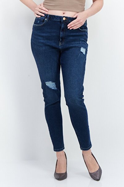 Miss Selfridge Women Super Skinny Fit Distressed Stretchable Jeans, Blue