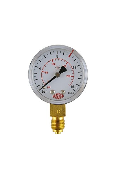 Ø40 Mm Kuru Tip -1-760 Vakummetre, Vakumölçer, Vakum Saati