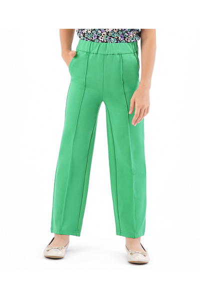 Only Kids بنطلون بخصر مطاطي من Only Kids - أخضر