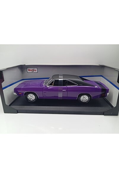 Maisto Dianomi MAİSTO 1:18 ölçek 1969 DODGE CHARTER R/T (DİECAST METAL MODEL)