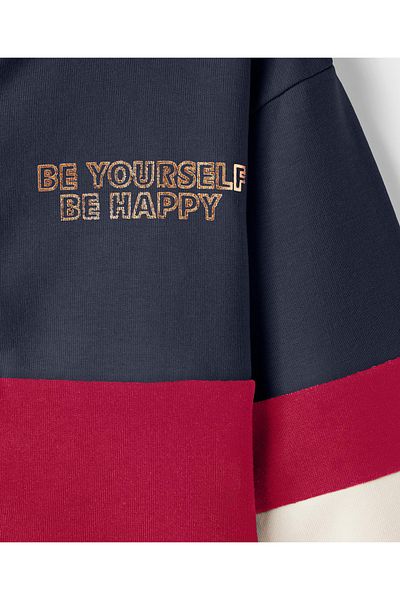 Name it Color Blocks Sweatshirt - Dark Sapphire