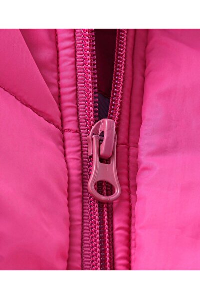 Bonfino Bonfino Woven Full Sleeves Padded Unicorn Jacket with Hood - Pink