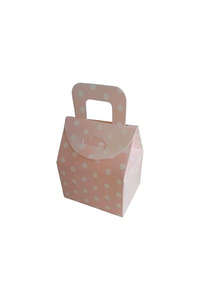 heppack Pink Turkish Delight Box - Henna Box, 5.5X6.5X4 Cm, Pack of 25 Sachets