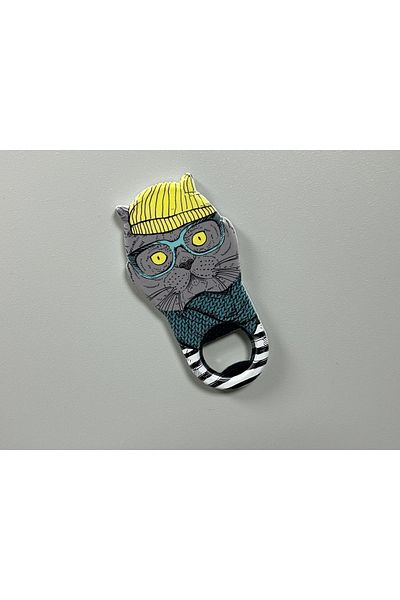 Righton Patterned Metal Bottle Opener - Magnetic Cola, Beer and Soda Opener