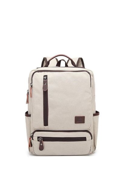CACTİVE Σακίδιο πλάτης Cactive Canvas Beige Unisex Ctv1260