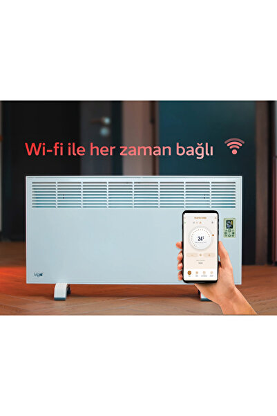 ivigo İvigo Wifi Uzaktan Erişimli Konvektör Isıtıcı 2000 Watt Beyaz