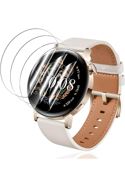 aheaks Huawei Watch Gt 3 Elegant 42mm Uyumlu Ekran Koruyucu Jelatin İnce ve E...