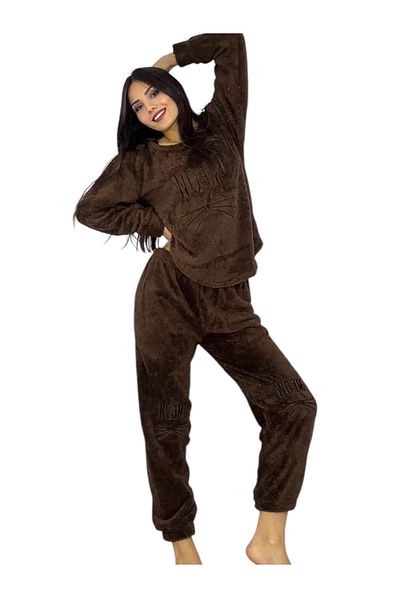 FAMES PİJAMA Winter Plush Suit