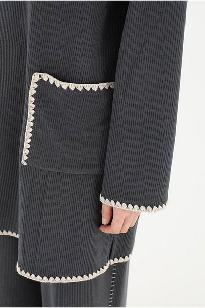 Moda Rosa 25K2232 - Anthracite - Filled Pocket Suit