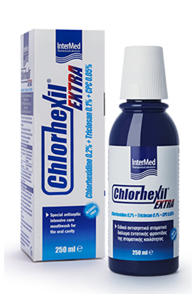 İNTERMED غسول الفم كلورهيكسيل اكسترا 250 مل
