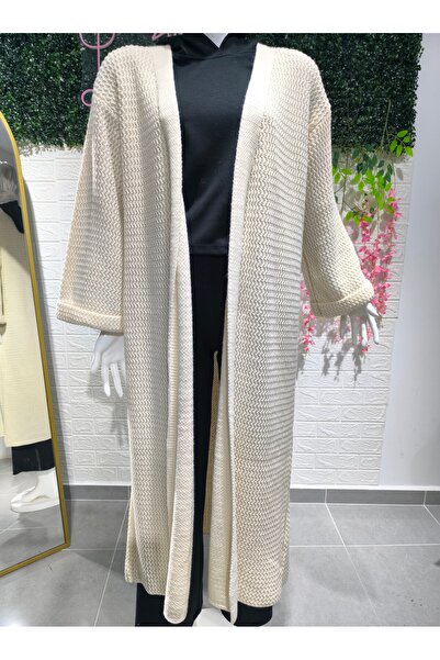 Lasirius سترة نسائية طويلة مضفرة كبيرة الحجم