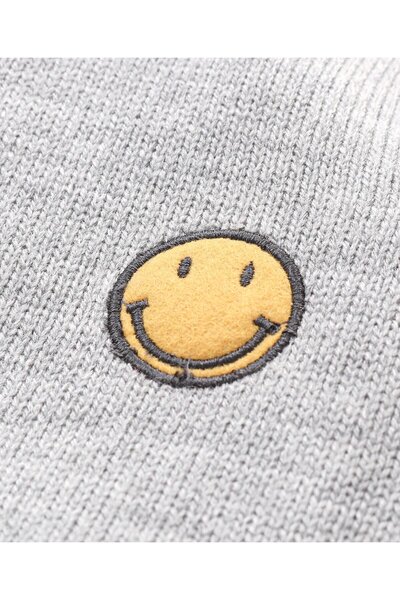 Babyhug Babyhug Full Sleeves Sweater Color Block Print - Grey