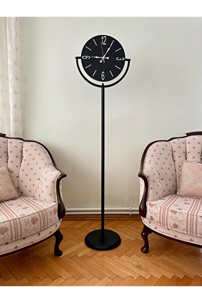 Can Vista Home Metal Ayaklı Yuvarlak Saat